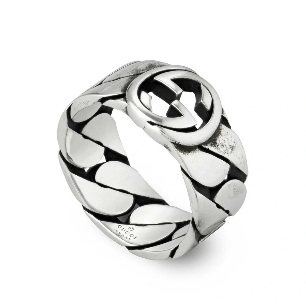 Gucci Interlocking G Band Ring